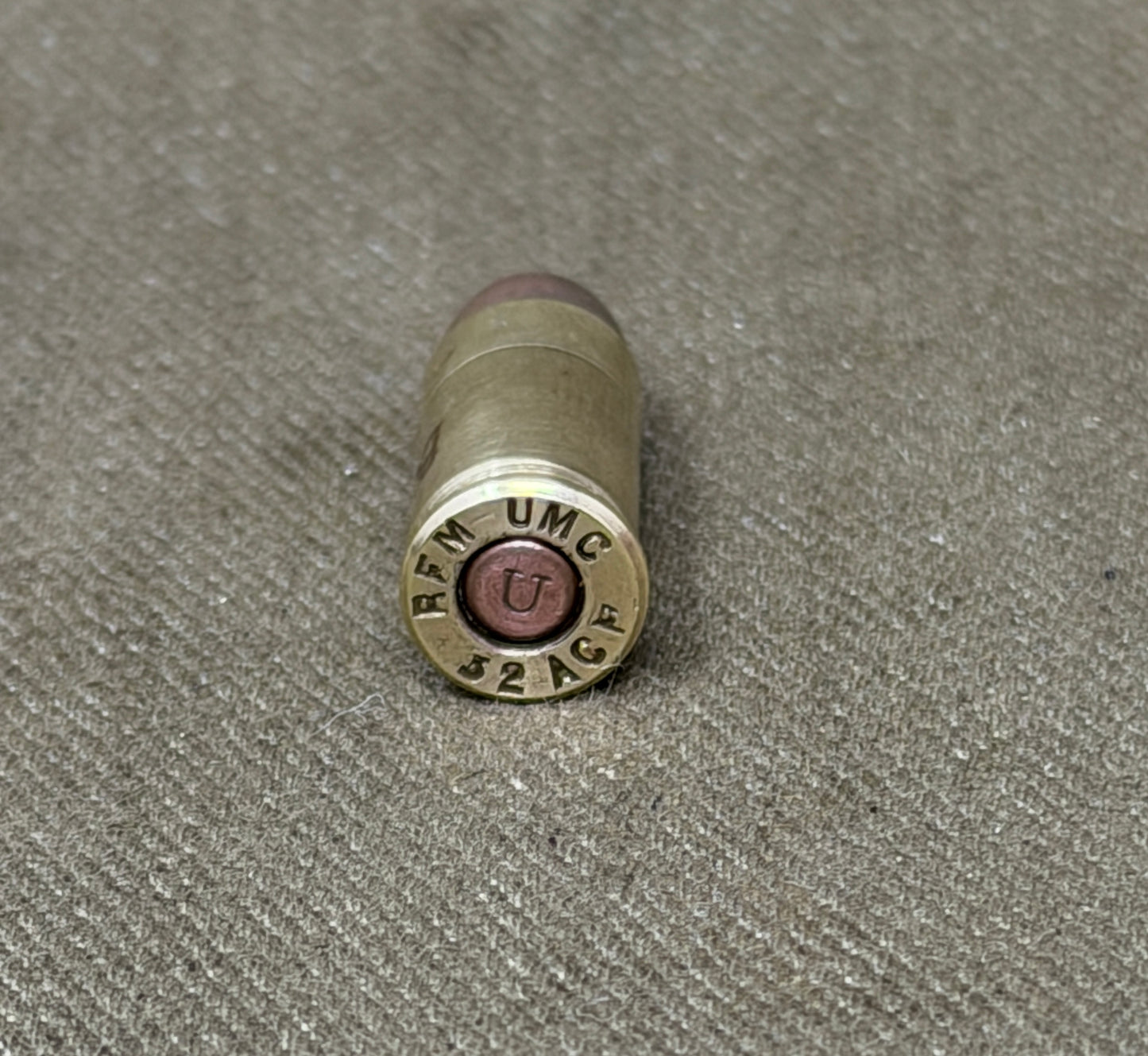 Inert US Lend-Lease .32 ACP Cartridge – RFM UMC Headstamp – WWII Allied Ammunition