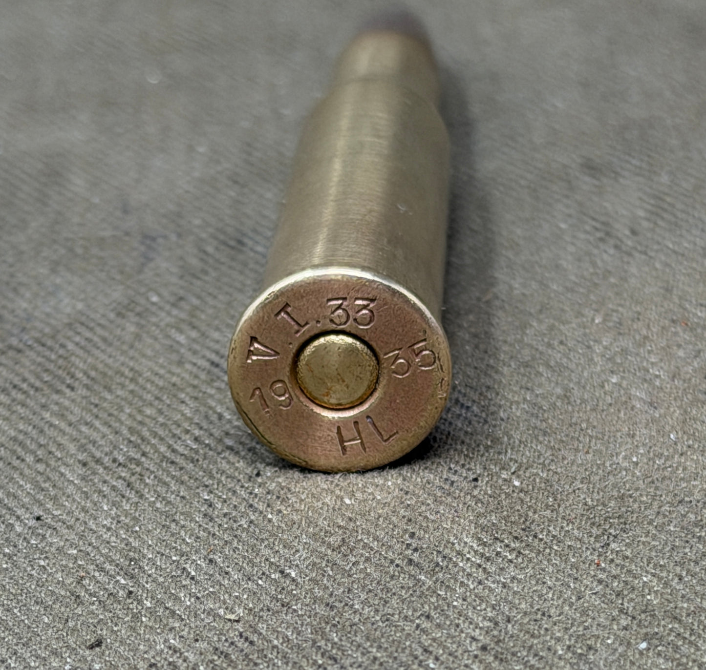 Inert Danish 8x58R Krag Cartridge – HL 1933 Rimmed Military Round