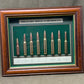Military Rifle Cartridges Framed Inert Ammunition Display – WW1 & WW2 Rifle Calibres