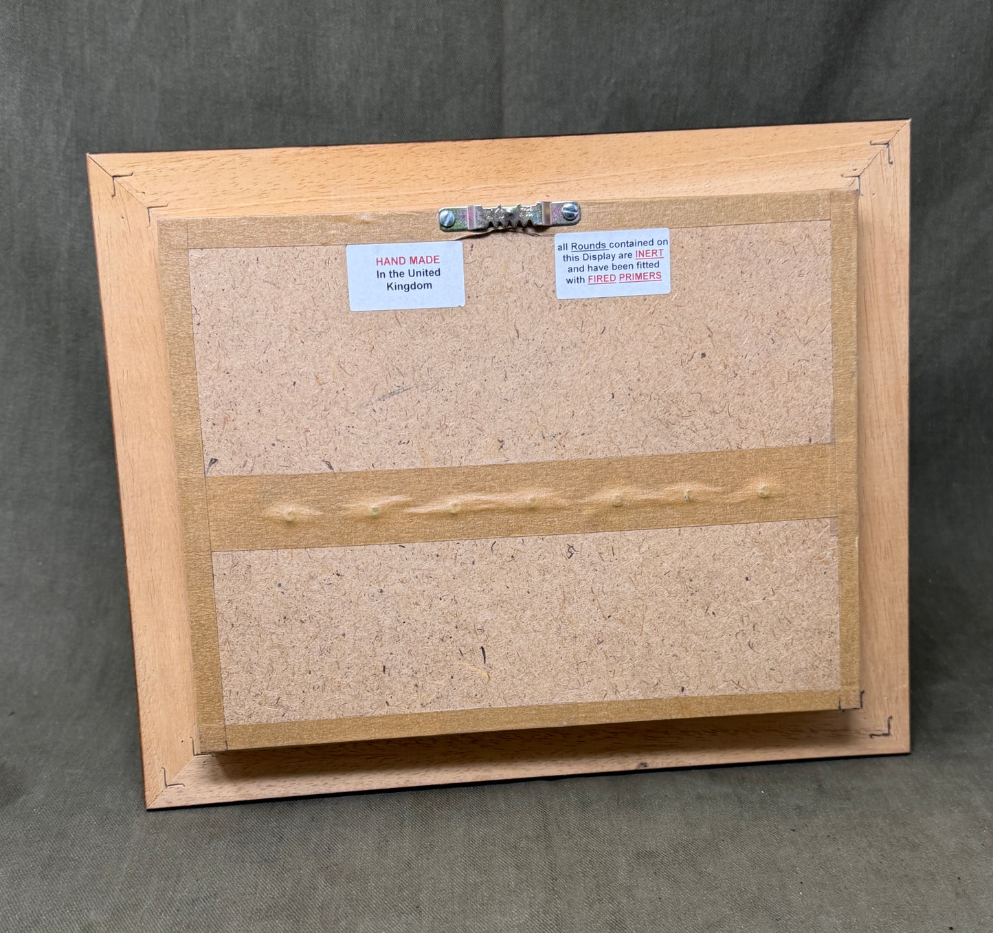 Dangerous Game Framed Inert Cartridge Display – Safari & Big Bore Rifle Calibres