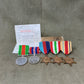 Original WWII Medal Group to Bombardier Stanley Crawford 2181639 HAA Royal Artillery – Africa & Italy Stars with Named OHMS Box