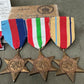 Original WWII Medal Group to Bombardier Stanley Crawford 2181639 HAA Royal Artillery – Africa & Italy Stars with Named OHMS Box