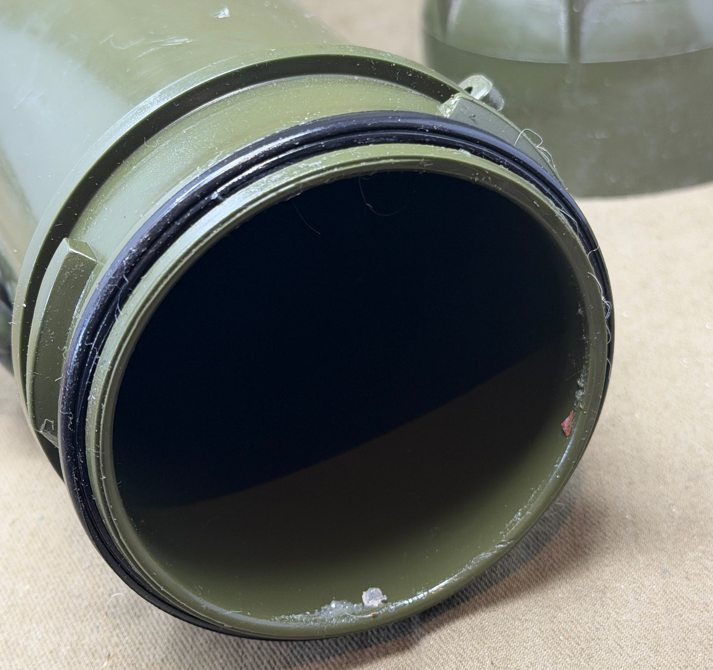 Original British Army 81mm Mortar Round Case – Inert Military Collectable