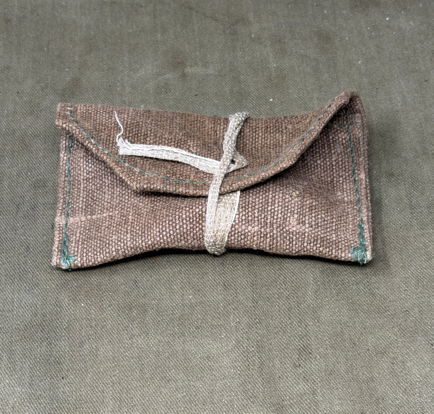 Original Soviet Russian Mosin-Nagant Rifle Cleaning Kit in Canvas Pouch