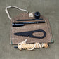Original Soviet Russian Mosin-Nagant Rifle Cleaning Kit in Canvas Pouch