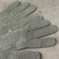 Original WWII British Army Khaki Wool Gloves – Knitted Issue Gloves Size 4 Large