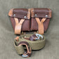 Original Soviet Mosin-Nagant Ammunition Pouch & Rifle Sling Set – 7.62x54R