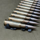 30 × Inert French 8×50mmR Lebel 1948 Rounds on Original 30-Round Hotchkiss Strip – Oil Injected Display Set