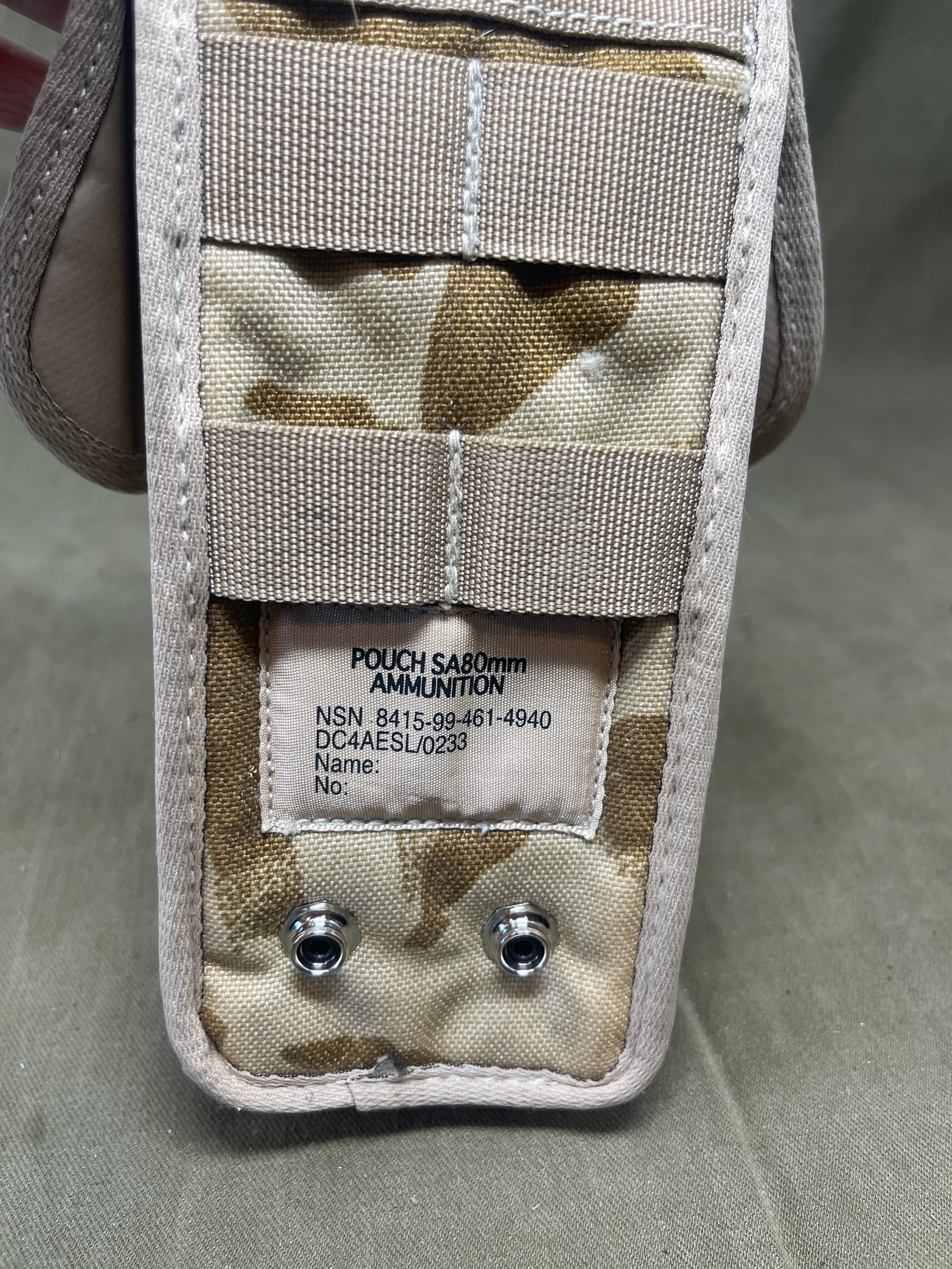 British Army Desert Pattern DPM Ammunition Pouch SA80
