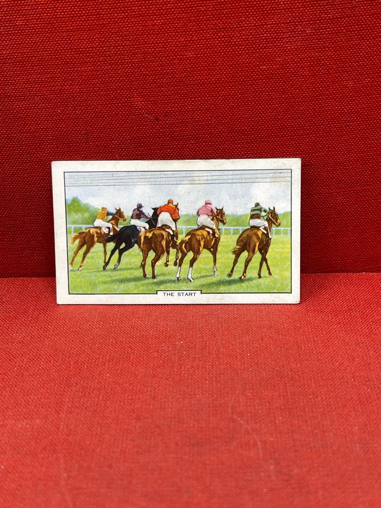 Gallaher Ltd Racing Scenes Series 48  Cigarette Cards 1938