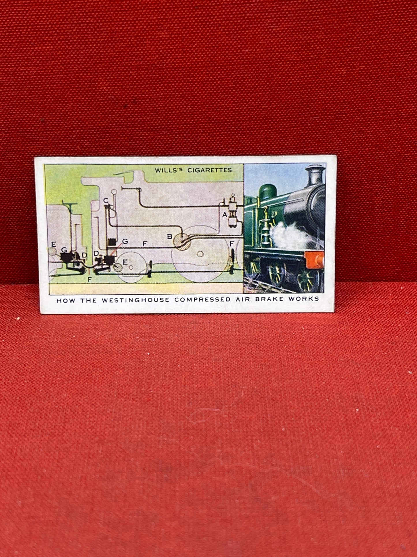 WD&HO WillsCigarette Cards Railway Equipment