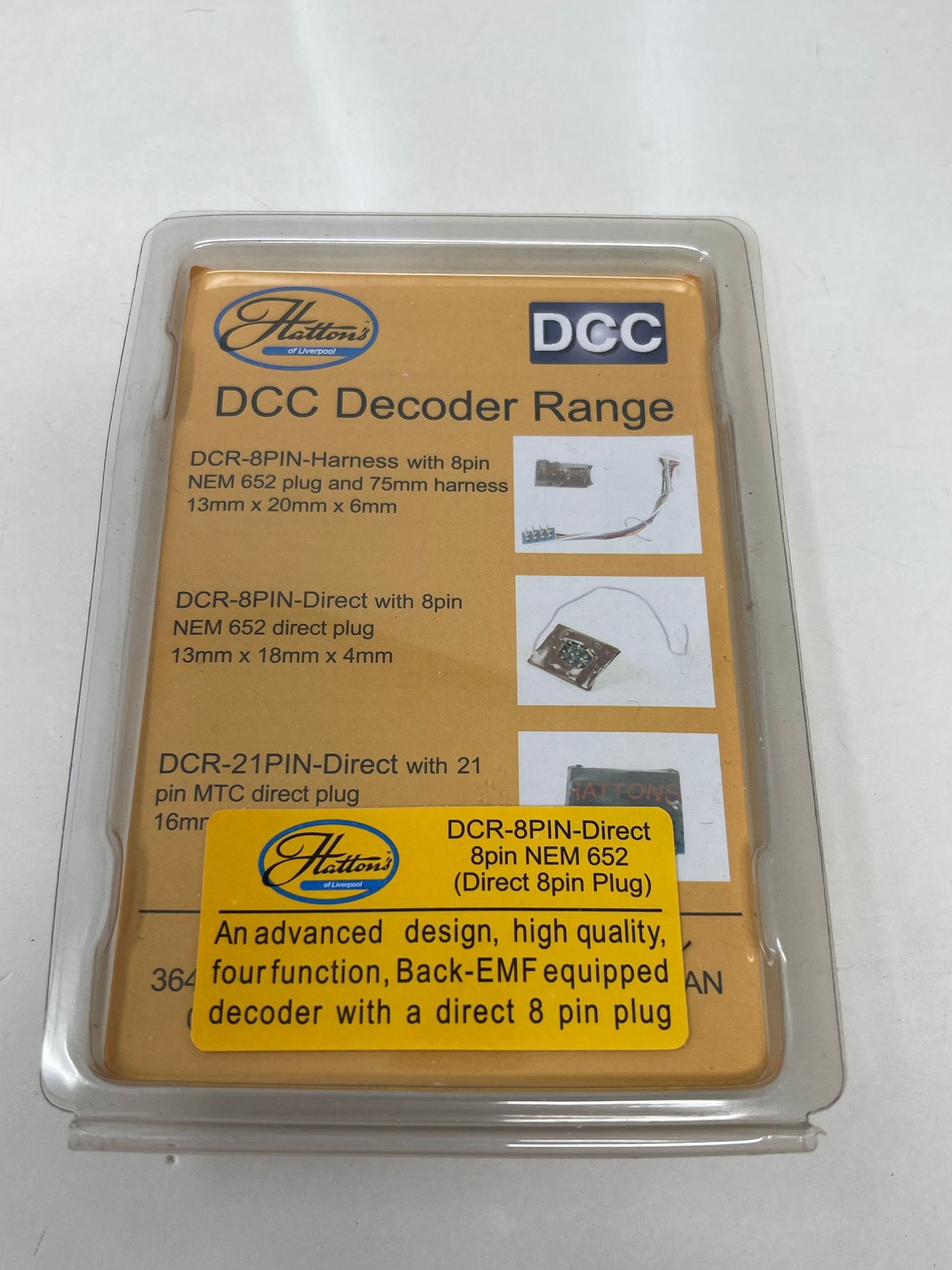 Hattons DCC Decoder DCR-8PIN Direct