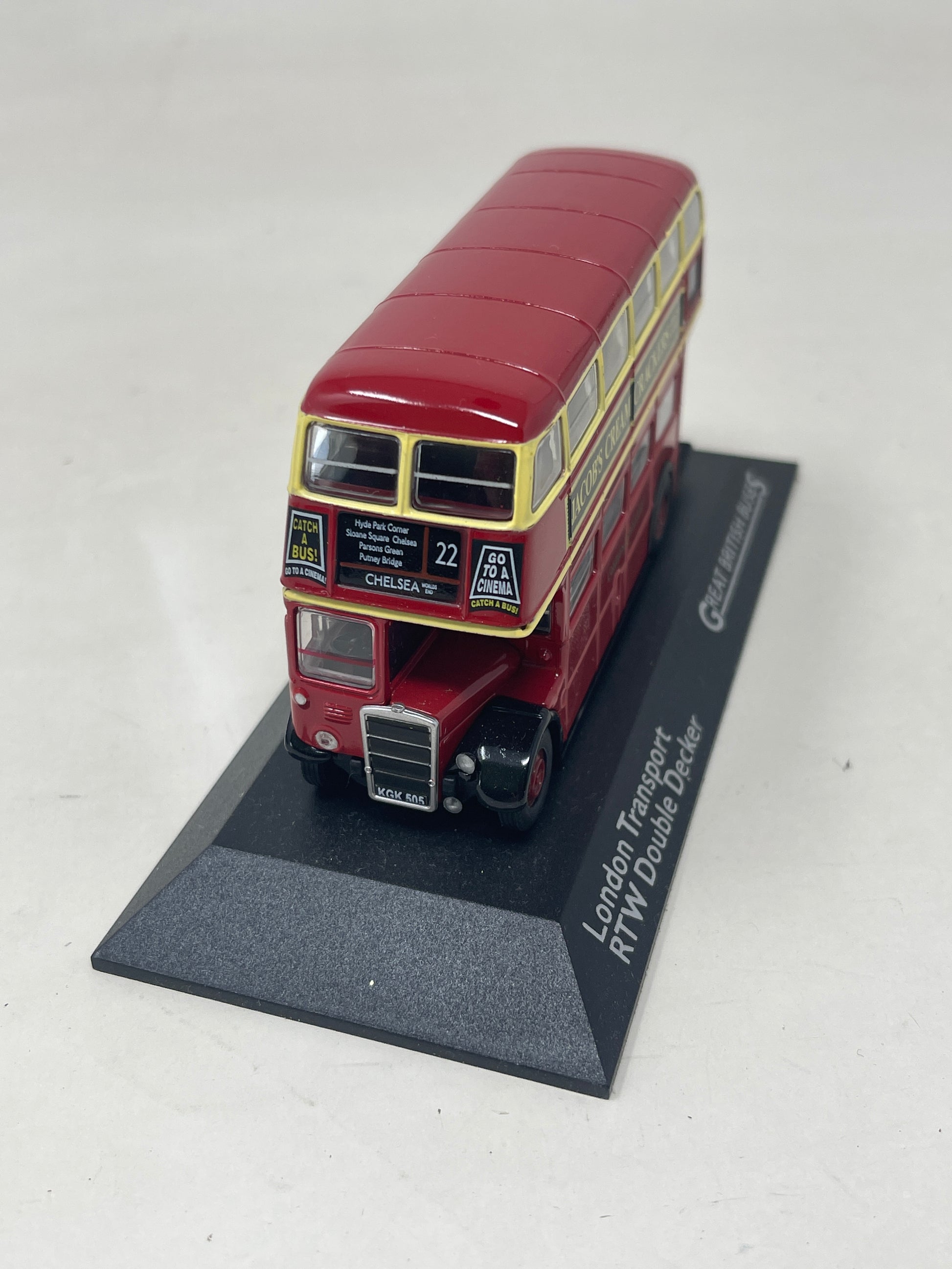 Die Cast 1:76 Scale London Transport RTW Double Decker Bus