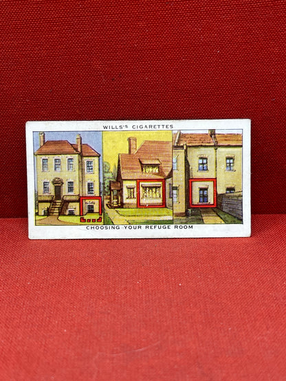 WD&HO Wills Air Raid Precaution Cigarette Cards 1938