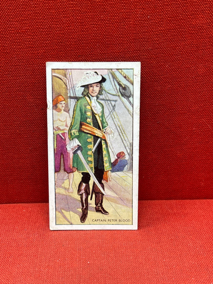 Morris's High Grade Cigarettes Captain Blood Cigarette Cards 1937