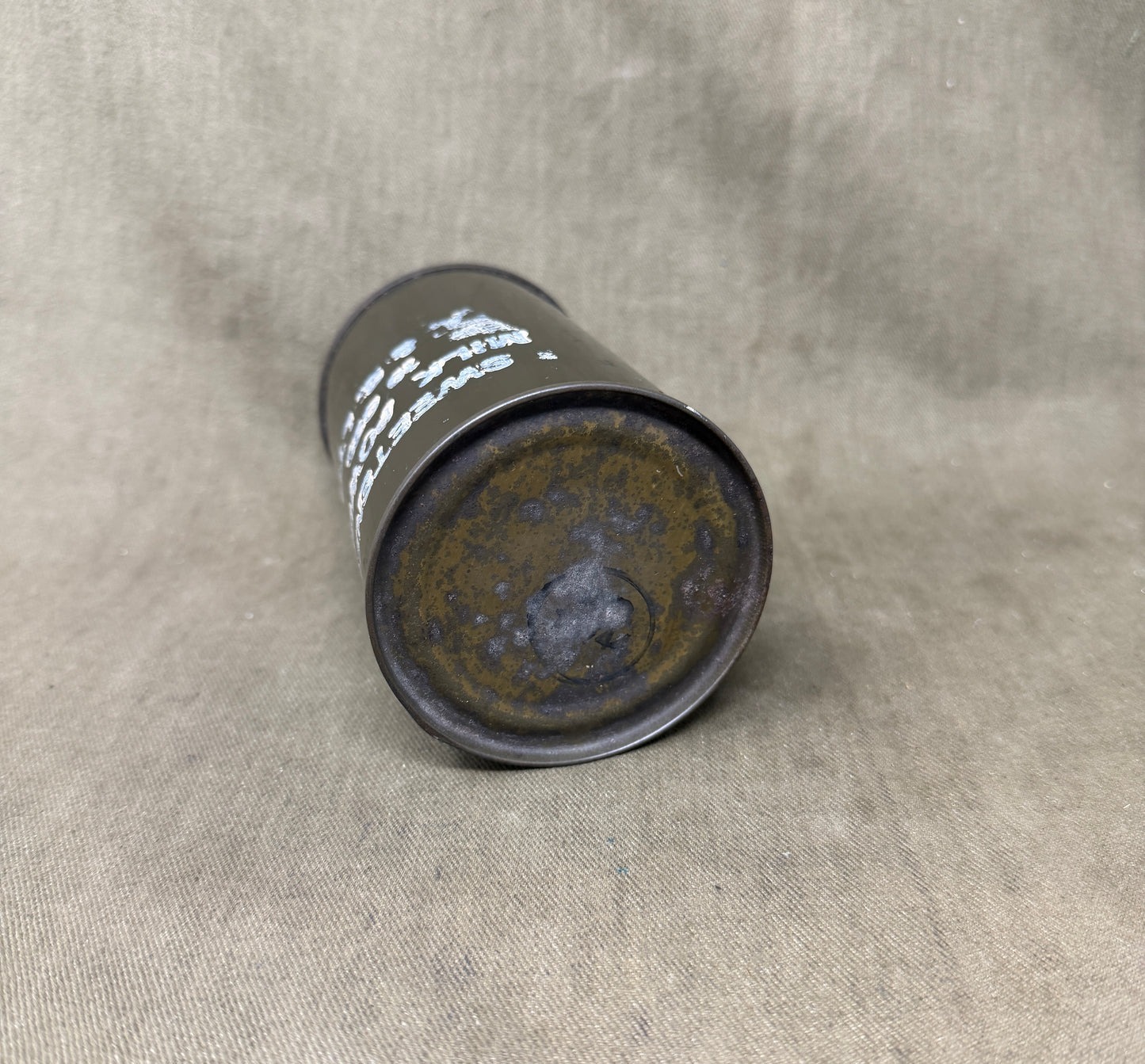 Original British Army Sweetened Milk Powder Ration Tin (Full Contents) – 10oz – Military Issue