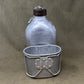 Original French Army Aluminium Canteen & Cup Set by A. Bourgeat – Cold War Military Issue