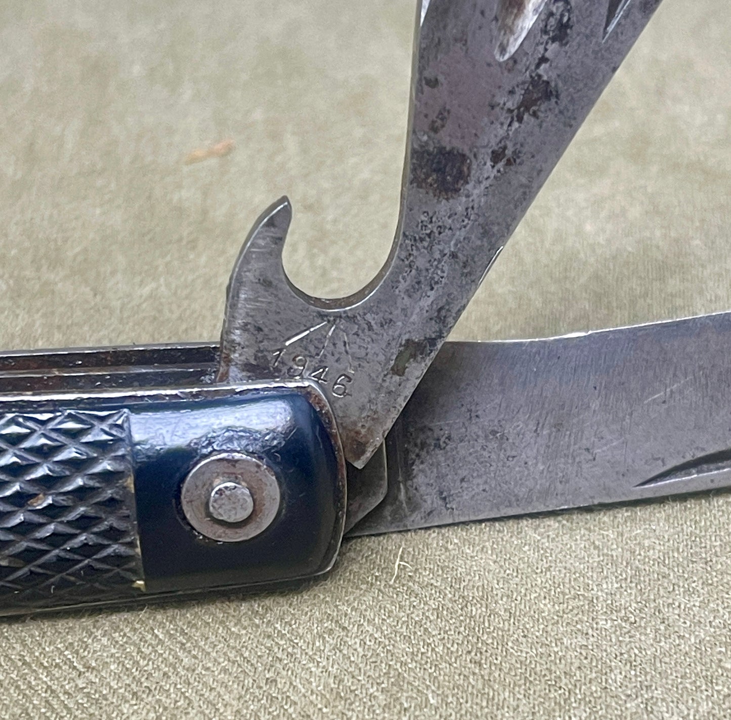 British 1946 Dated Pocket Jack Knife 