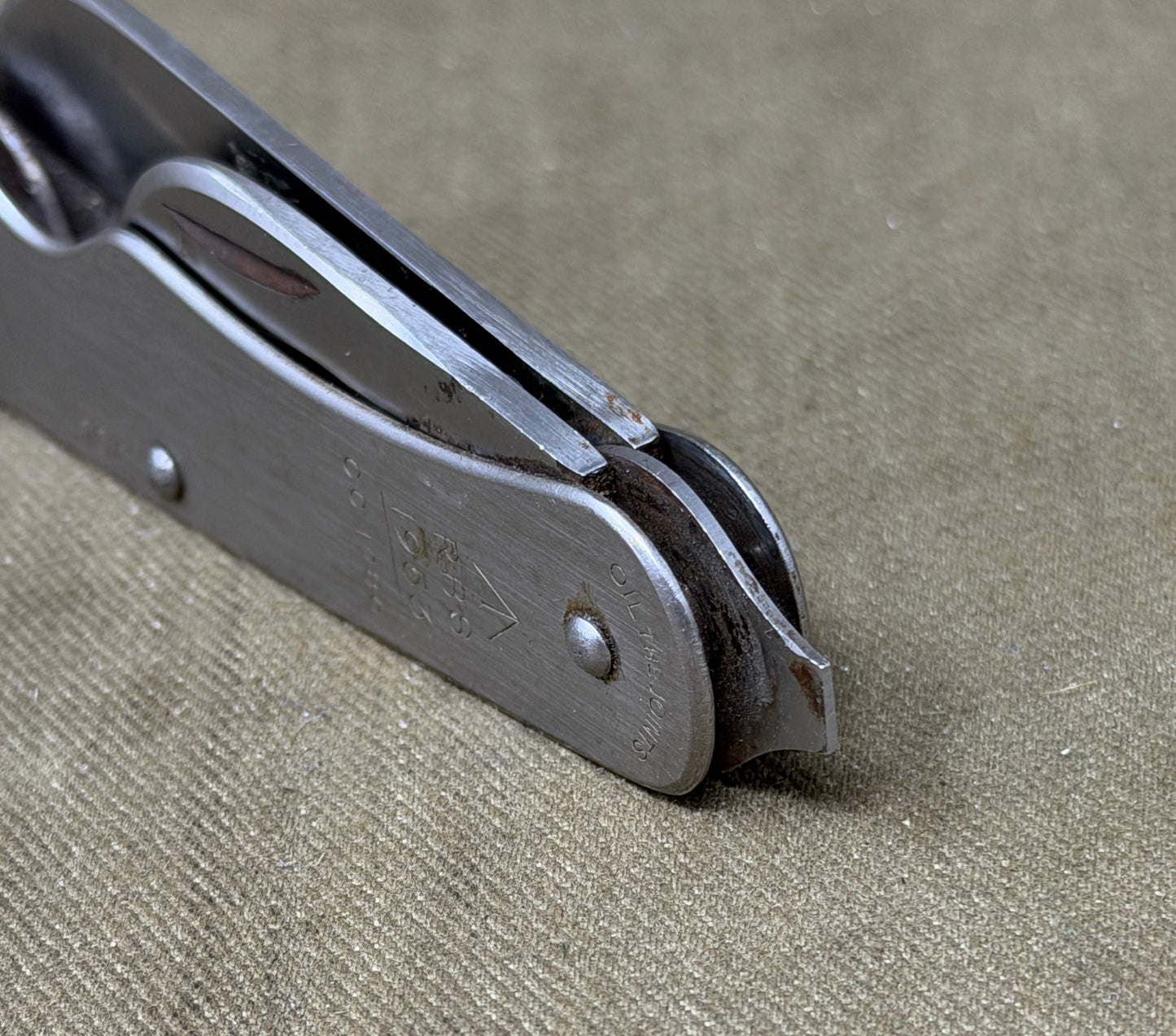 Original British Army Jungle Clasp Knife – RBS Ltd Sheffield – Dated 1953
