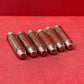 6 x Inert 357 Magnum Cartridges with Heads