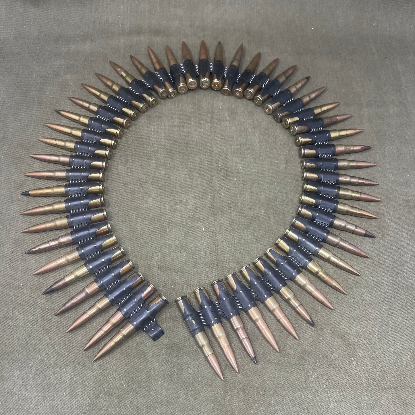 7.92x57 Inert MG34/MG42 Machine Gun Belt – 54 Rounds with Starter Tab