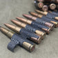WWII Wehrmacht 50 x Inert 7.92mm MG34/MG42 Belt – Stamped, Belgian-Sourced, Rare Headstamps