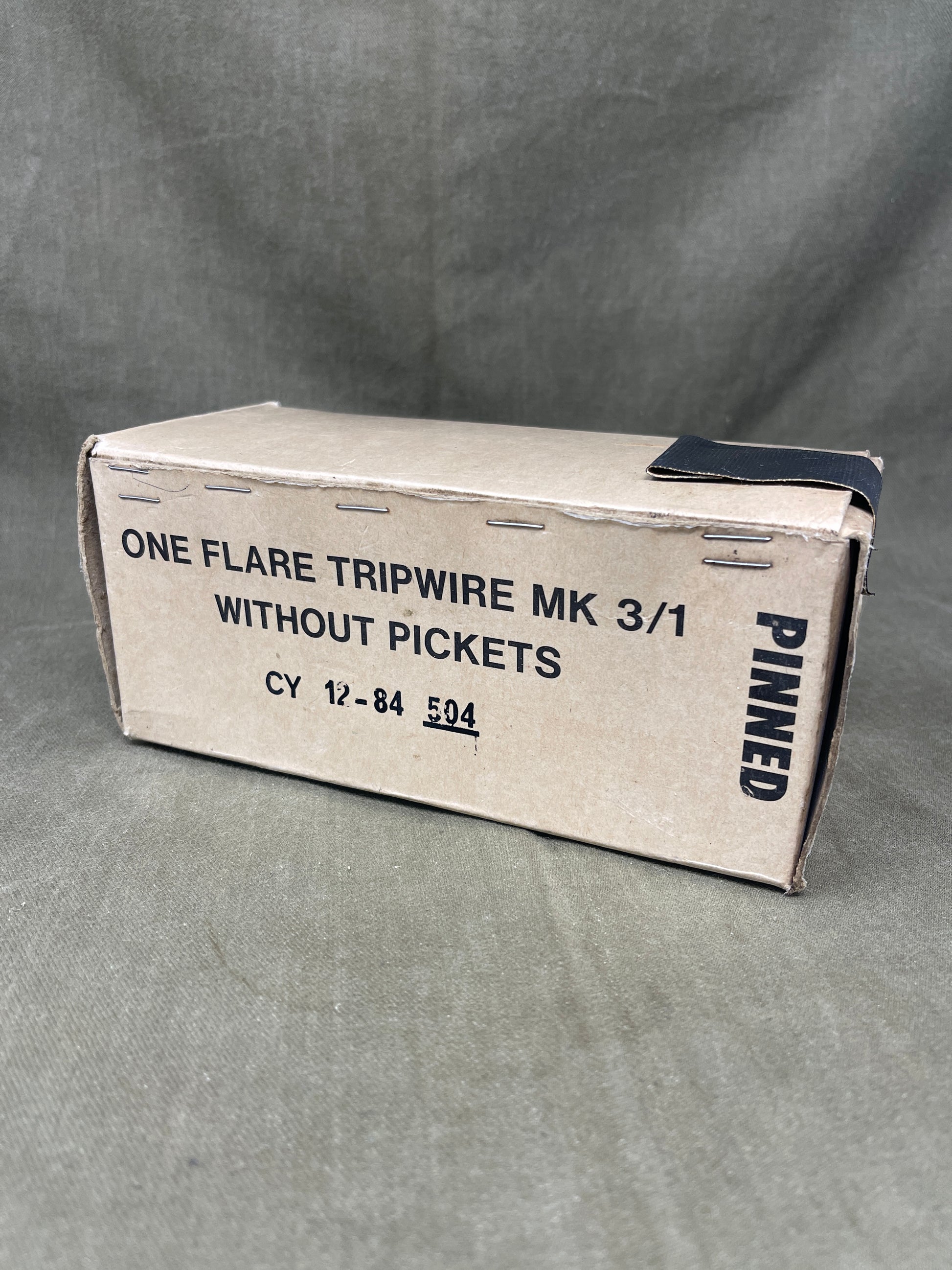 Flare Tripwire MK 3/1 (CY 12-84 504) – 1984 Cold War Military Signal Device (Inert)