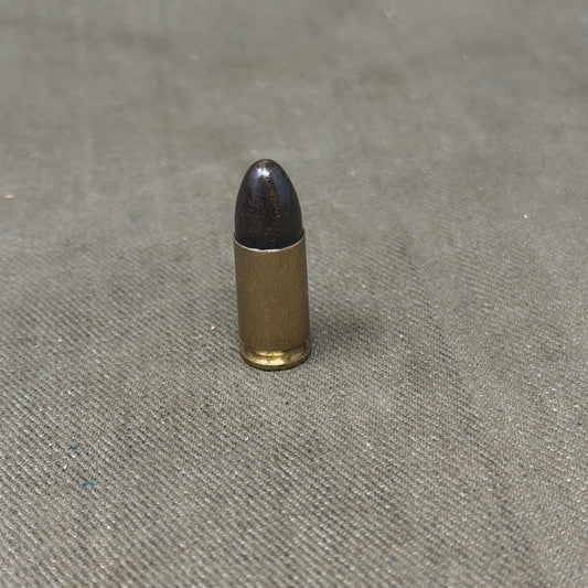 Original Inert WWII German 9mm Parabellum Cartridge – am 4 1941 – Gustloff-Werke