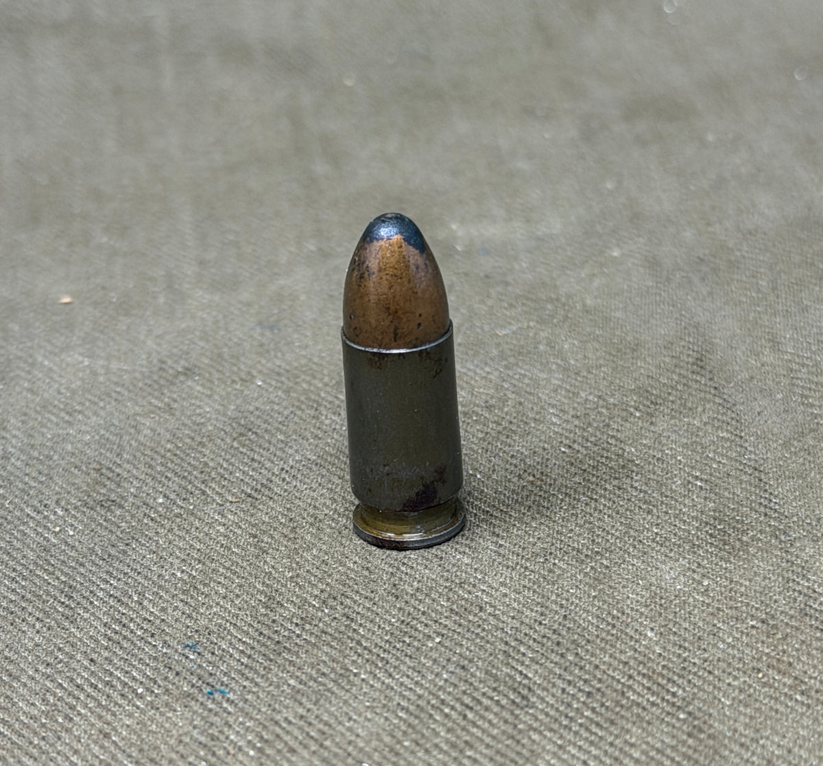 Original Inert WWII German 9mm Parabellum Cartridge – ak St 6 1944 – Sellier & Bellot