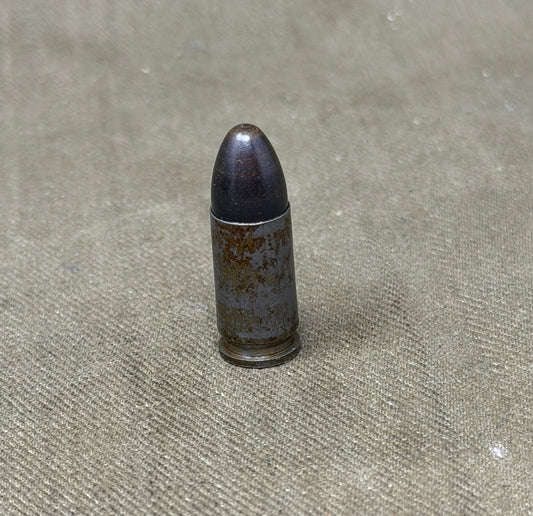 Original Inert WWII German 9mm Parabellum Cartridge – va S 12 1943 – Kabel- und Metallwerke Neumeyer A.-G.