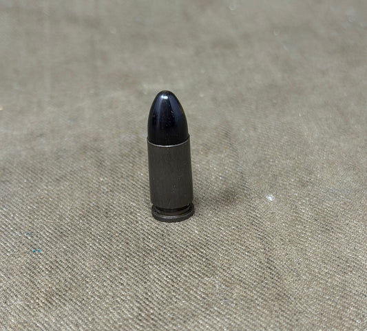Original Inert WWII German 9mm Parabellum Cartridge – hla St 7 1943 – Metallwarenfabrik Treuenbrietzen