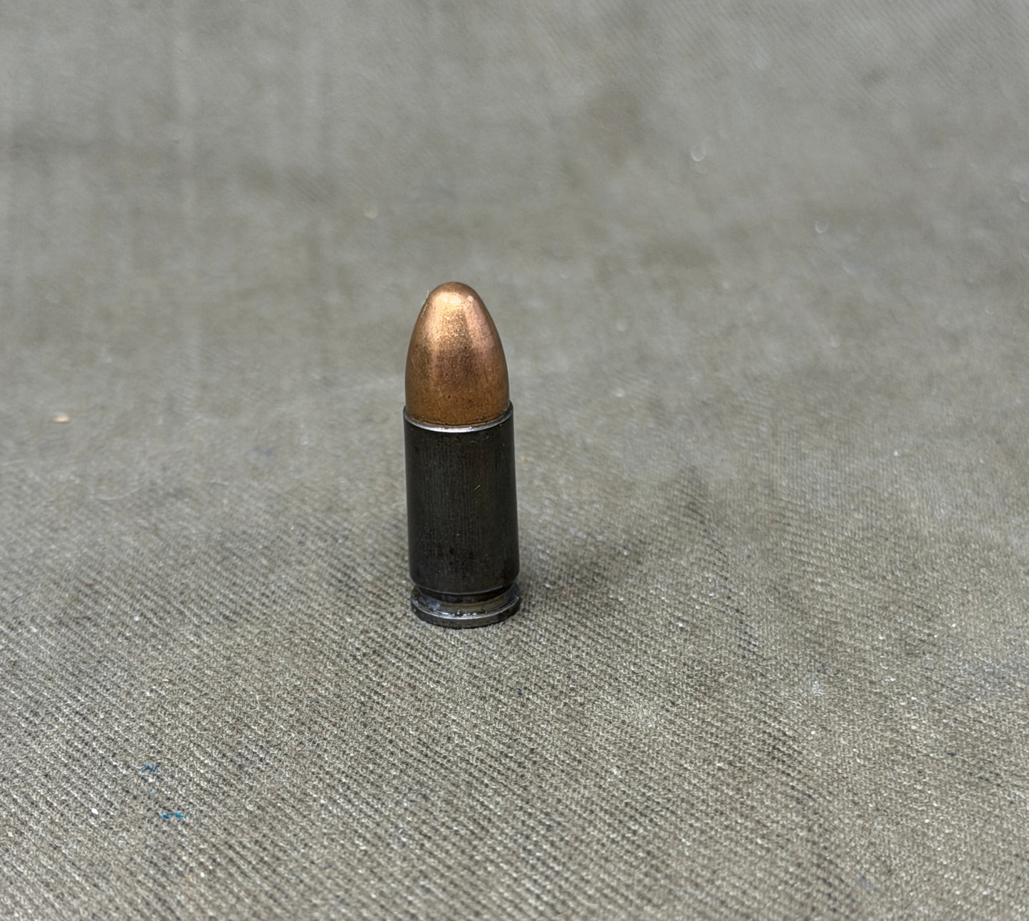 Original Inert WWII German 9mm Parabellum Cartridge – fb St 3 1942 – Mansfeld A.G.