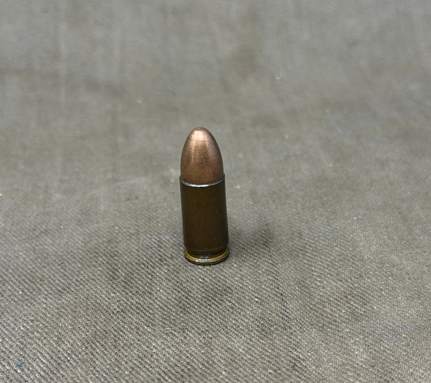Original Inert WWII German 9mm Parabellum Cartridge – asd St 12 1944 – Deutsche Waffen- und Munitionsfabriken (DWM)