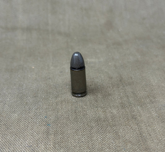 Original Inert WWII German 9mm Parabellum Cartridge – dnh St 10 1944 – RWS Durlach