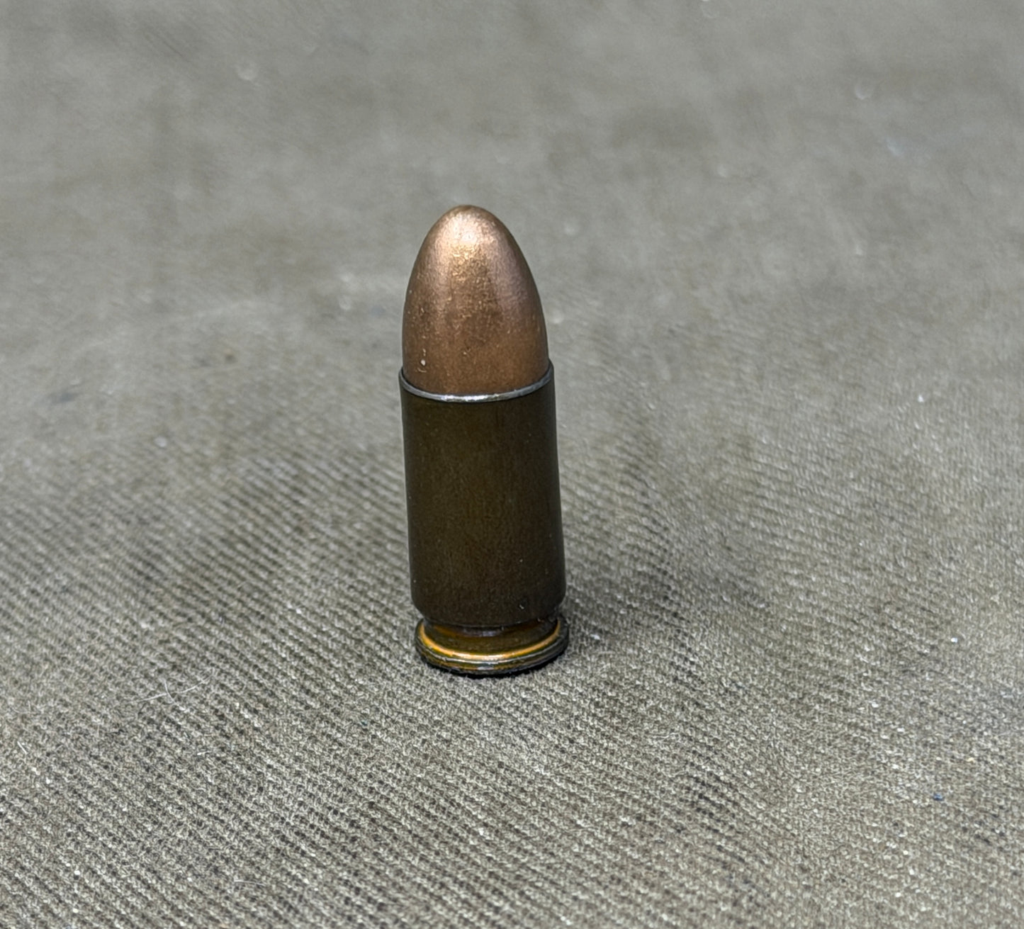 Original Inert WWII German 9mm Parabellum Cartridge – asb St 60 1943 – DWM Berlin