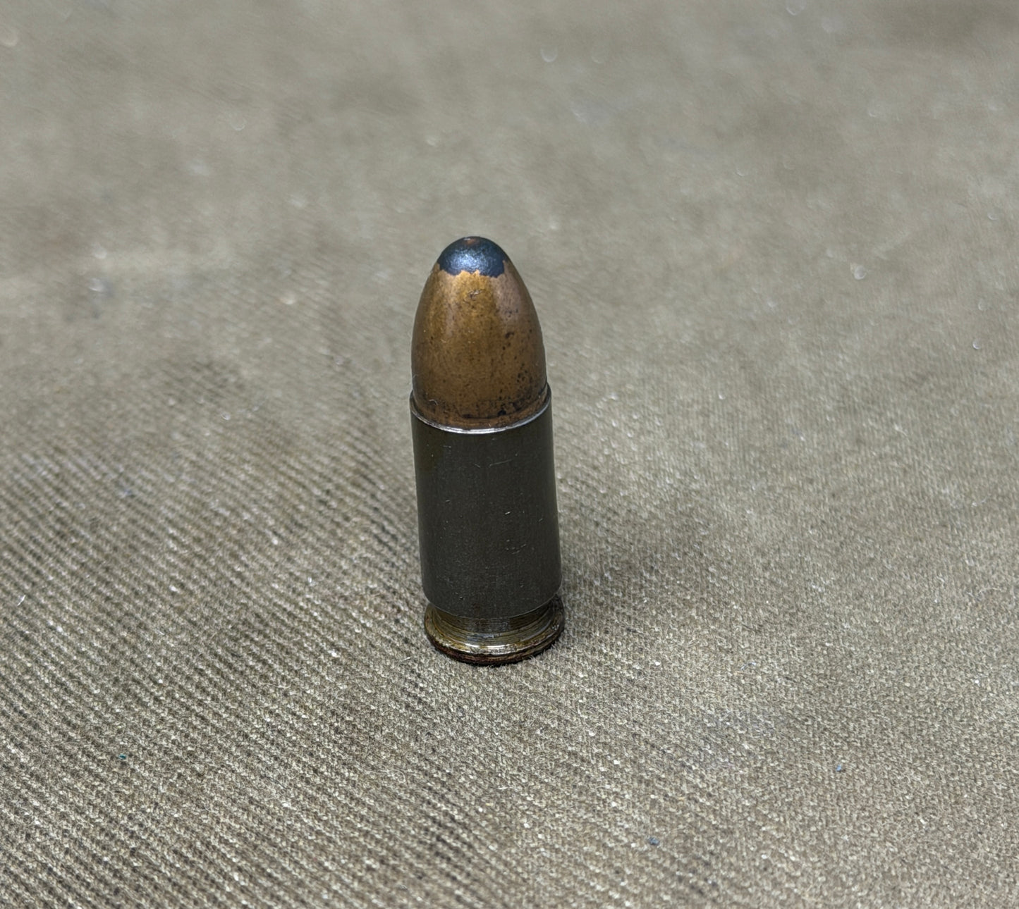 Original Inert WWII German 9mm Parabellum Cartridge – ak St 17 1944 – Sellier & Bellot, Vlašim