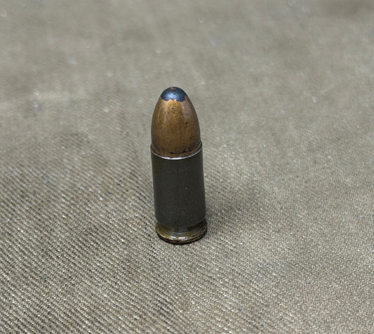 Original Inert WWII German 9mm Parabellum Cartridge – ak St 17 1944 – Sellier & Bellot, Vlašim