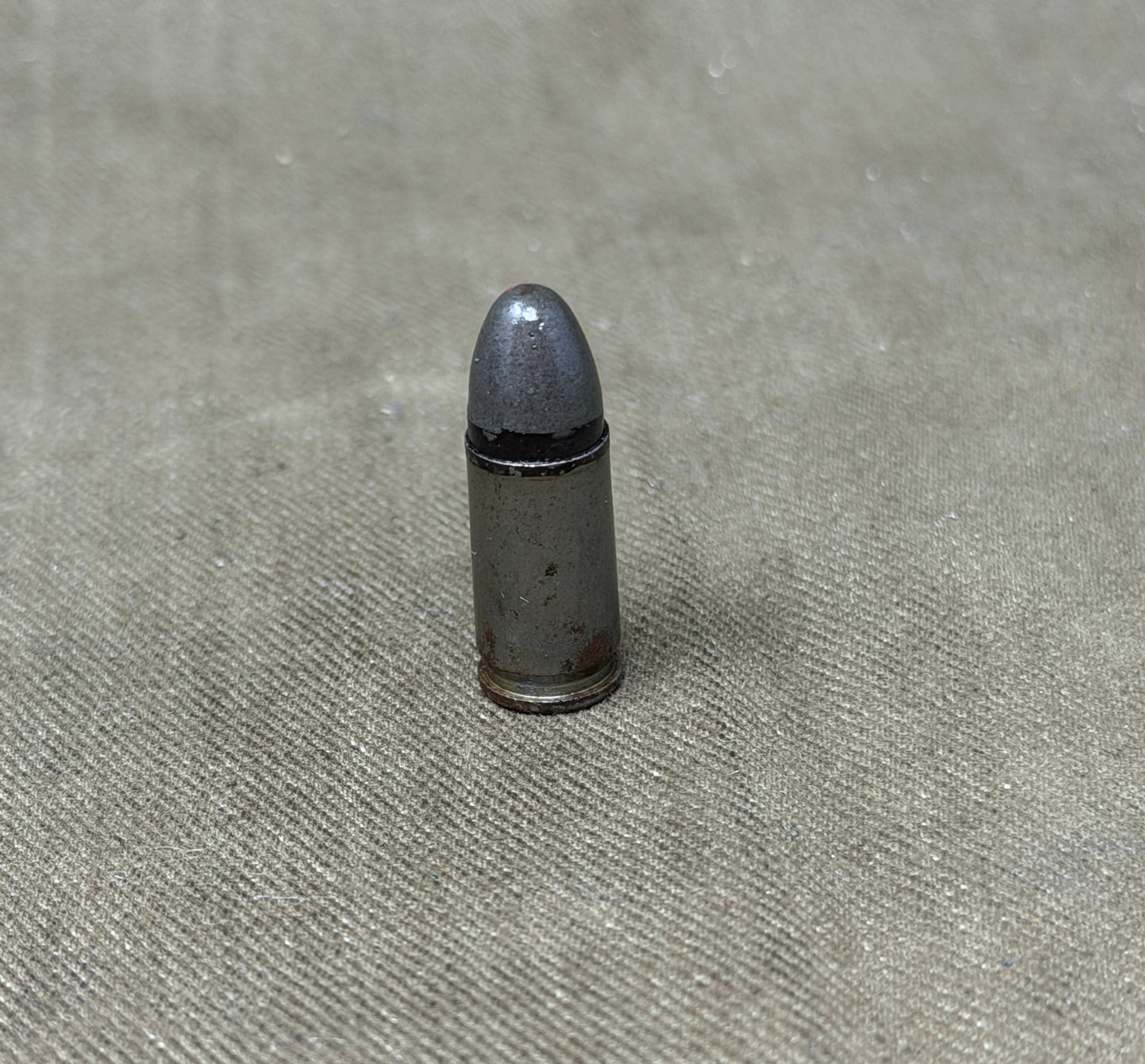 Original Inert WWII German 9mm Parabellum Cartridge – dnh St 9 1942 – RWS Werk Durlach