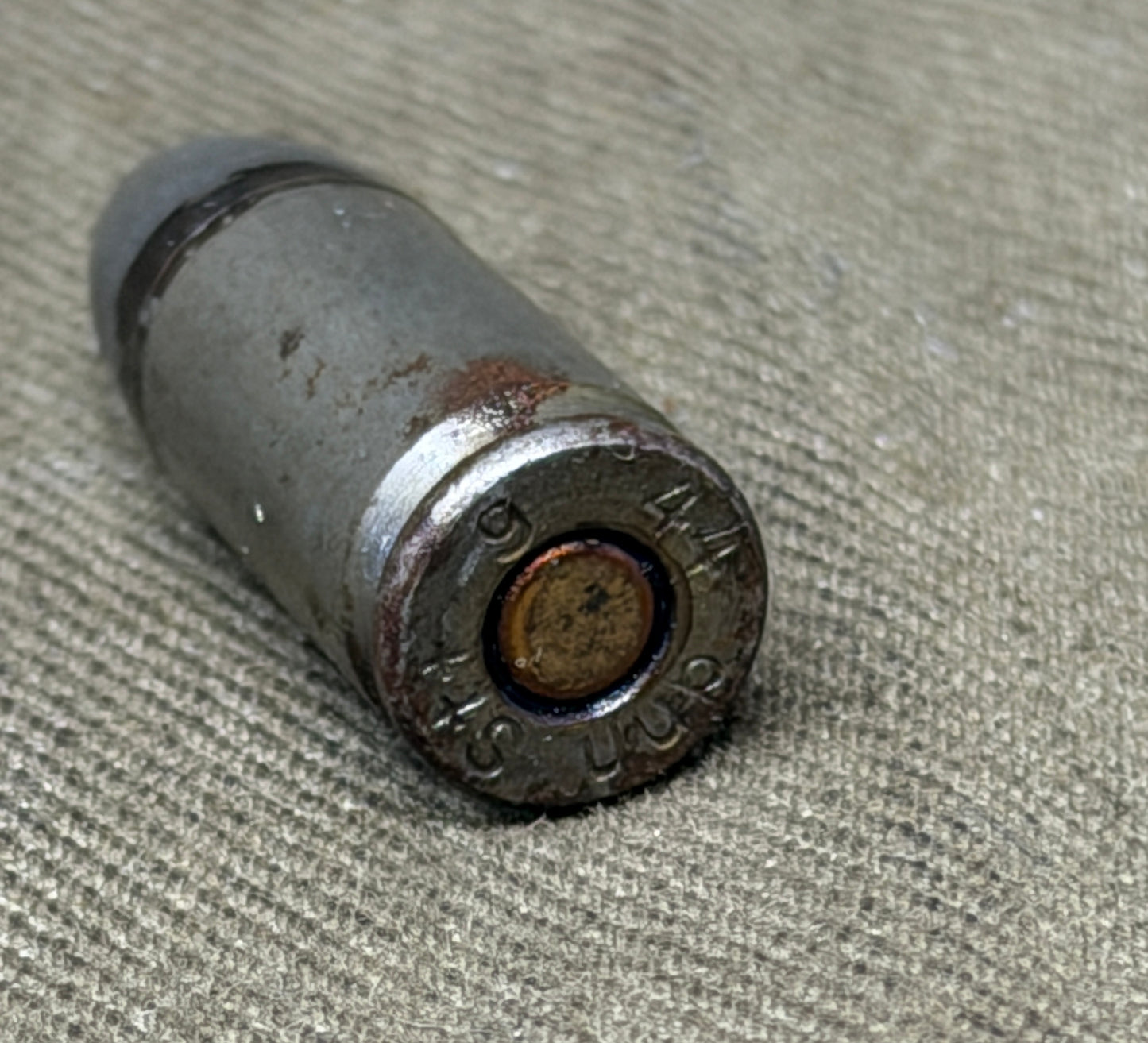 Original Inert WWII German 9mm Parabellum Cartridge – dnh St 9 1942 – RWS Werk Durlach