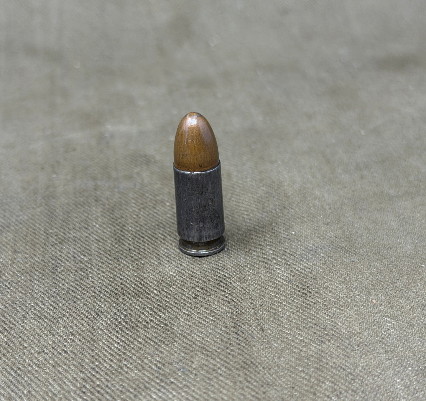 Original Inert WWII German 9mm Parabellum Cartridge – fb St 5 1944 – Mansfeld A.G.