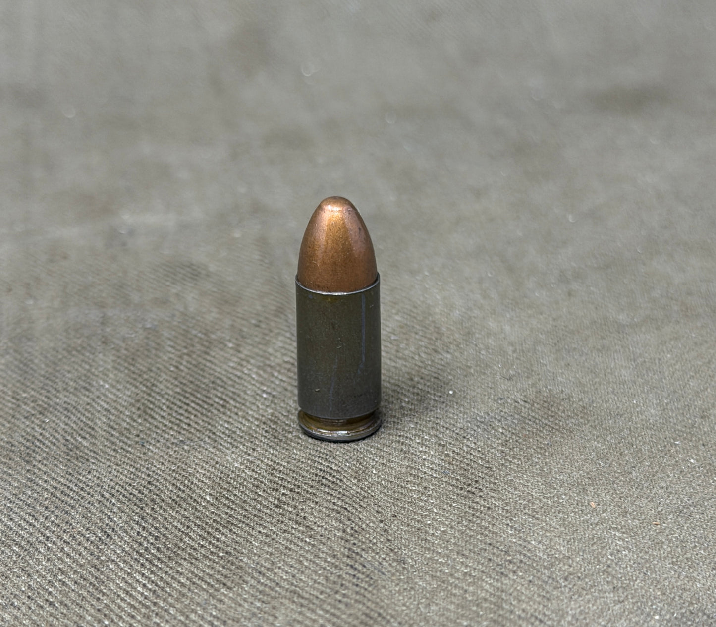 Original Inert WWII German 9mm Parabellum Cartridge – am St 16 1944 – Gustloff-Werke Hirtenberg