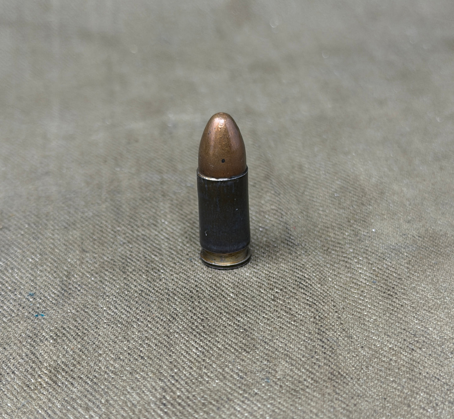 Original Inert WWII German 9mm Parabellum Cartridge – kam St 6 1944 – HASAG Skarżysko-Kamienna
