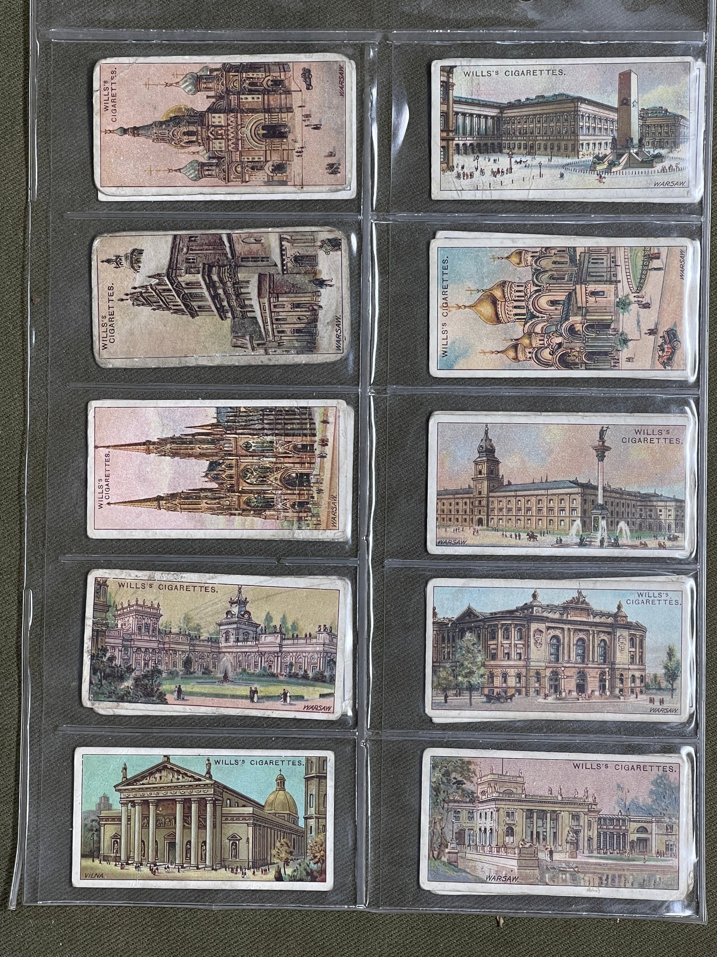 WD & HO Wills Gems of Russian Architecture 1916 Cards