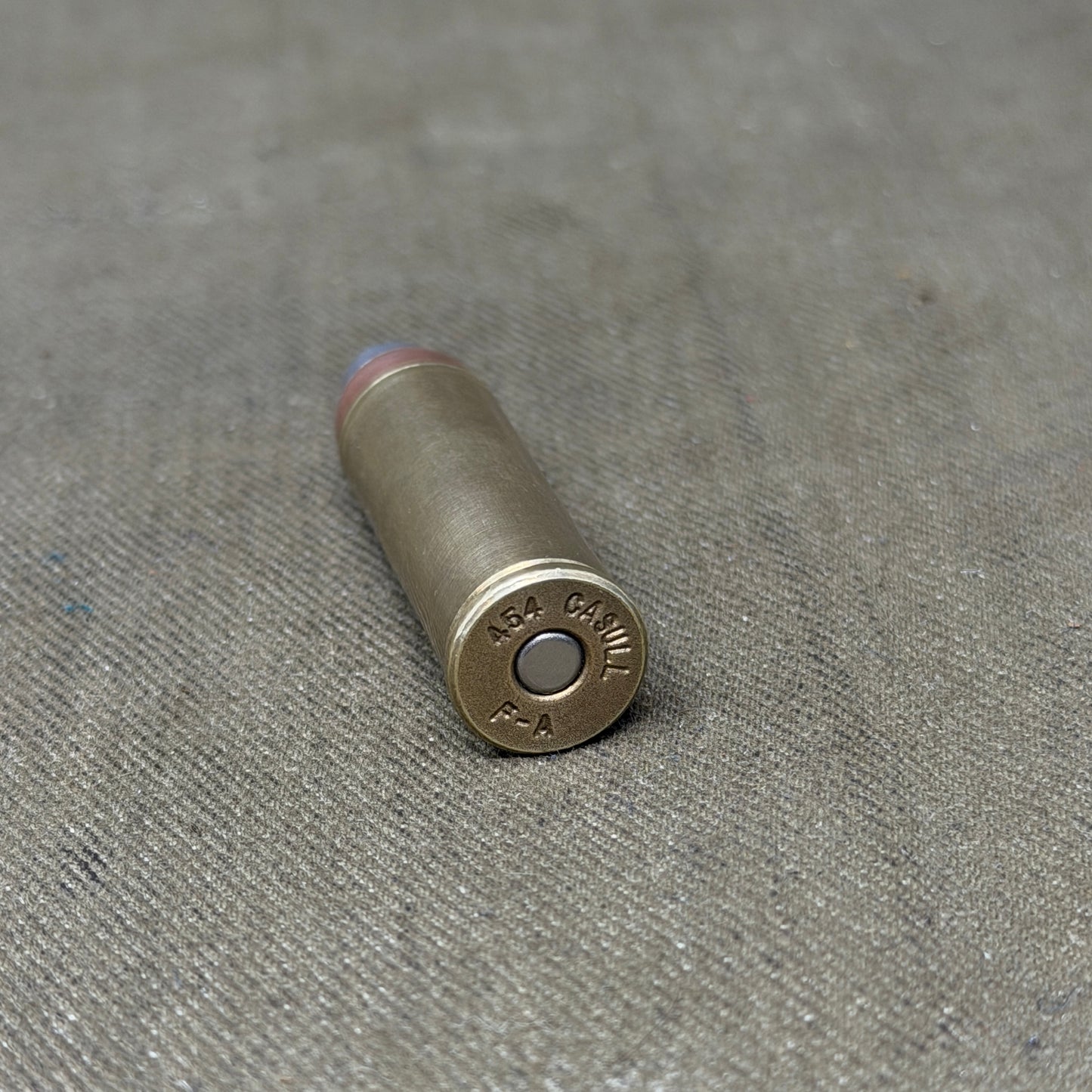 Original .454 Casull Inert Cartridge – Freedom Arms (F-A) USA CASULL Headstamp