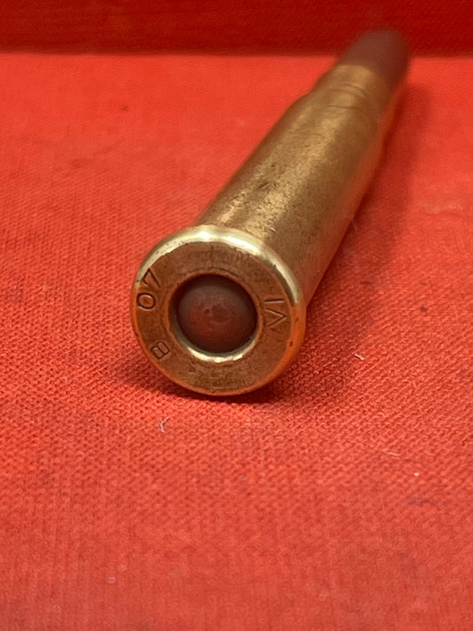 Inert British .303 Round – B3 Headstamp, 1907  Birmingham Metal & Munitions Co., UK