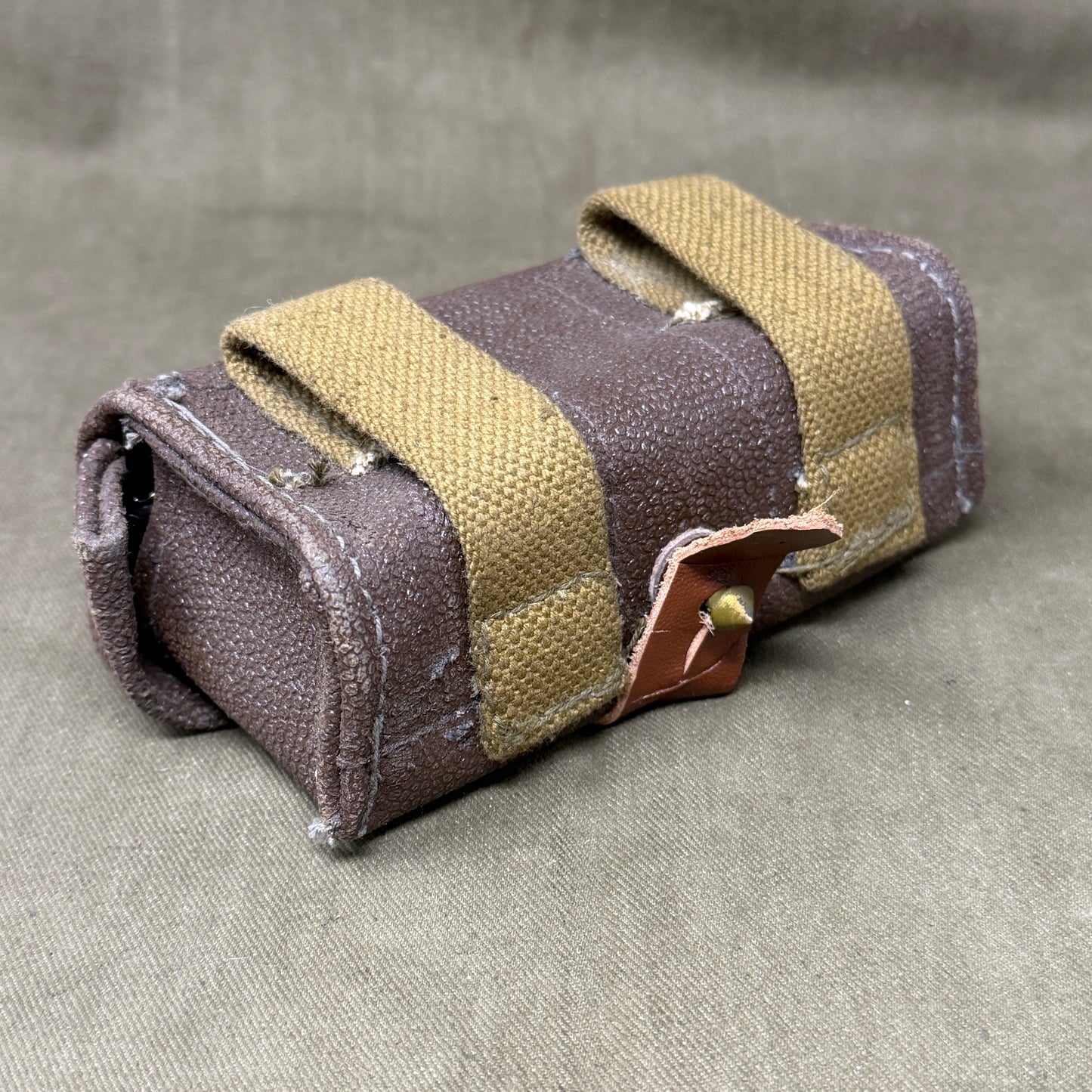 Original Soviet SKS Ammunition Pouch with 3 Stripper Clips & 30 x 7.62×39 Inert Cartridges