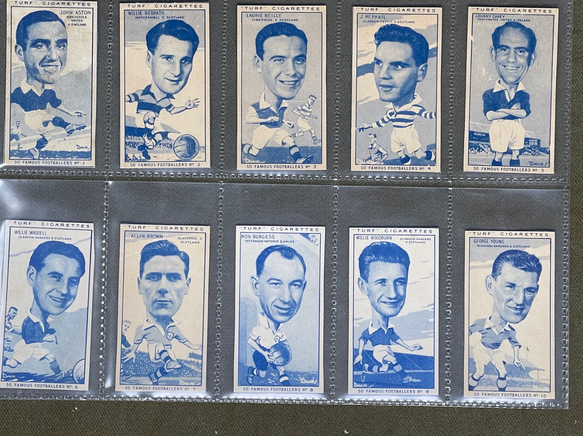 Turf Cigarette Cards 50 Famous Footballers 1951
