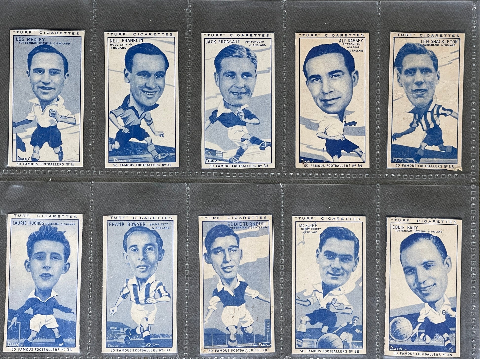 Turf Cigarette Cards 50 Famous Footballers 1951