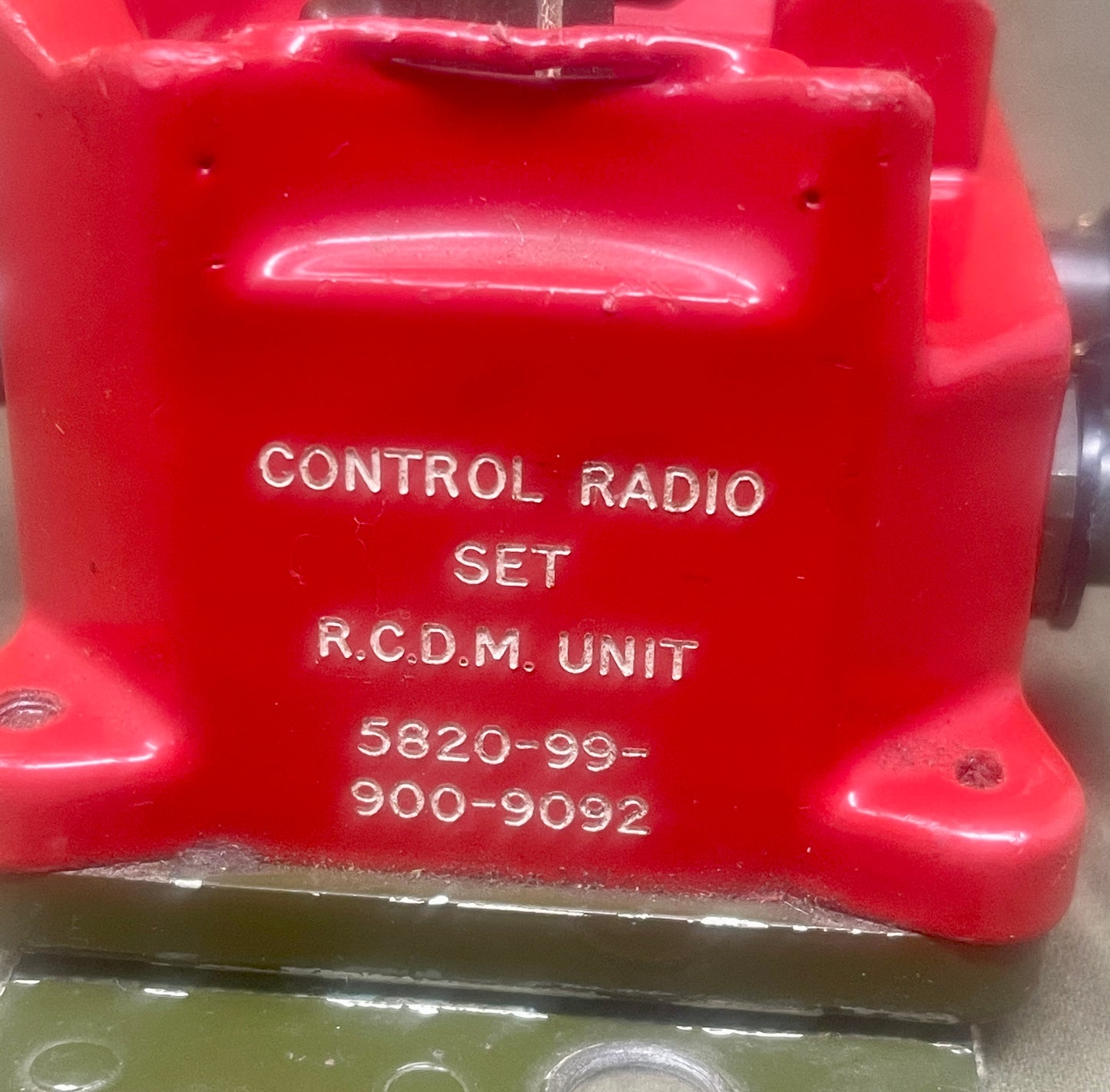 British Army Control Radio Set R.C.D.M Unit  Secure Radio Switching 