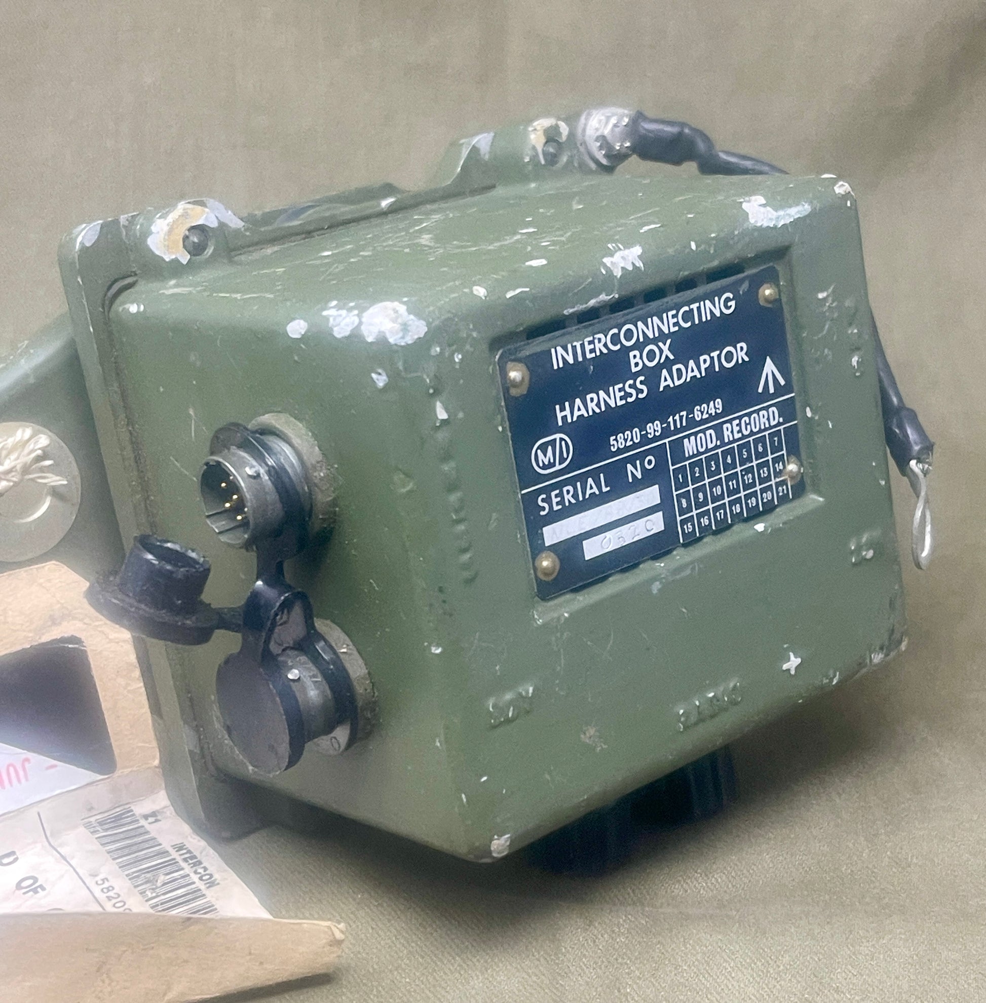 British Army Interconnecting Box Harness adaptor